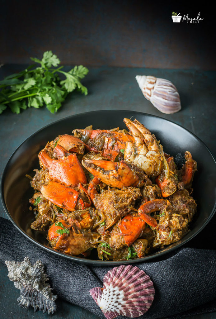 Crab Masala Fry Recipe | Chettinad Nandu Varuval | Crab Fry- Masalakorb